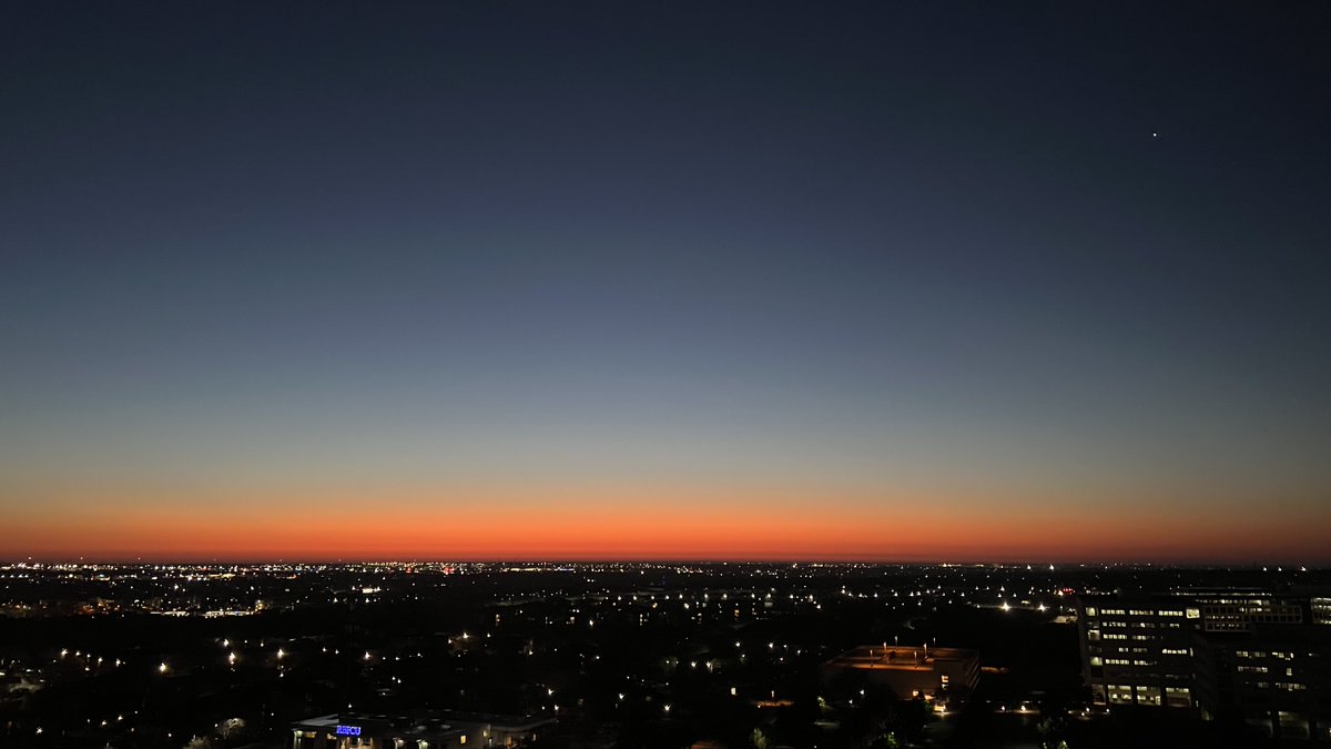 The sunrise is Austin is pretty impressive.