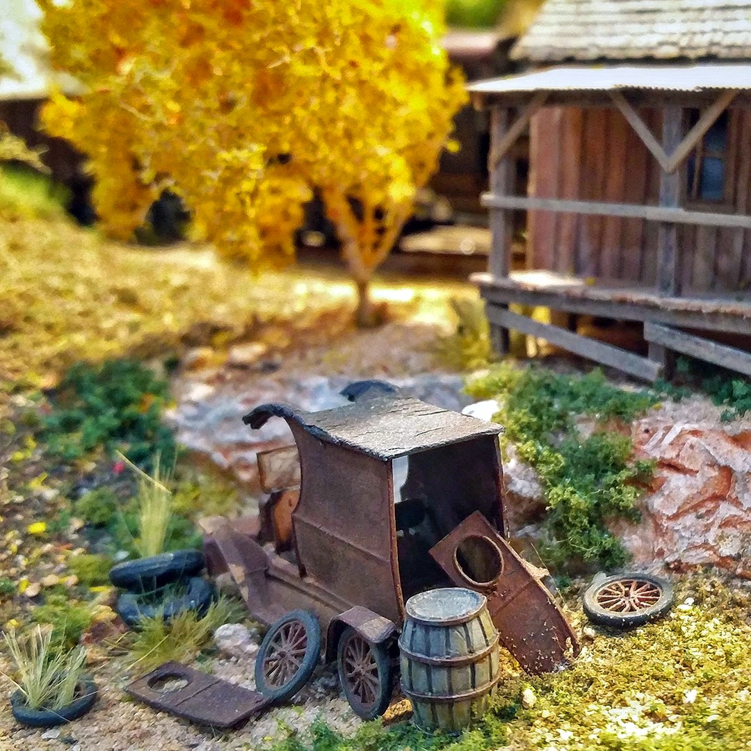 #OneYearInMiniatures #NFTs Day 34: That car has seen better days. 😁👉 oyimart.com/day-34

#OYIM - Finding joy and beauty in little things

#NFT #NFTart #NFTartist #NFTcommunity #NFTcollection #NFTcollectors #NFTproject #NFTdrop #OpenSea #OpenSeaNFT #OpenSeaCommunity