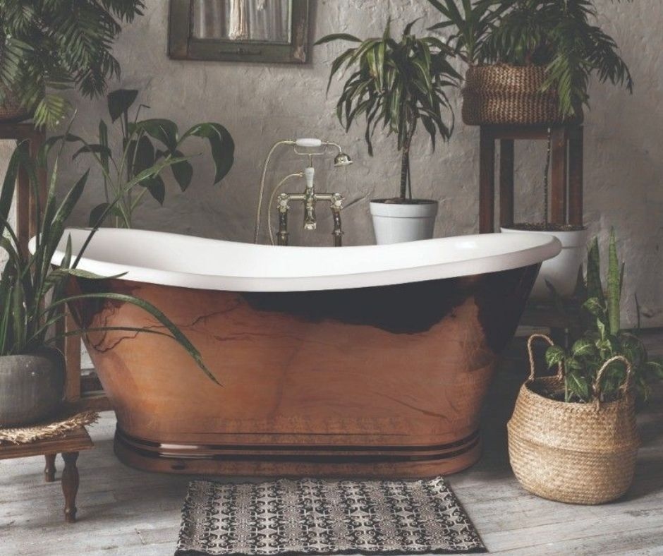 LuxusDesignUK's tweet photo. Introducing; BC Designs Enamel Copper Boat Bath π₯
Our original Copper #BoatBaths are made in the #Traditional handcrafted manner so every #Bath is unique to you!π
#CopperBaths are also excellent heat conductors!
Give us a call today! 01772 346933 π
#InteriorDesign #Luxury https://t.co/3tXs97cKal