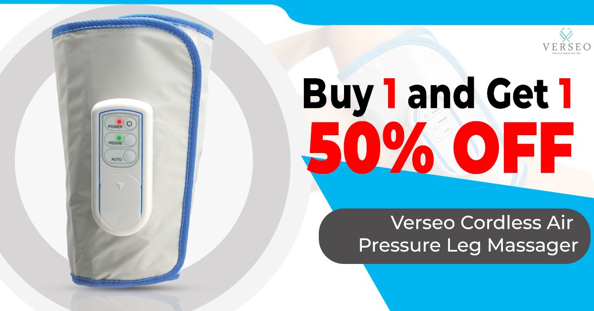 verseocares's tweet photo. Suffering arm and leg pain? Try Verseo Cordless Air Pressure Leg Massager! It helps improve circulation and relieves pain. 

Shop now at >https://t.co/4ImdXTgfBe for a Buy 1 Get 1 @ 50% OFF!

#greatdeal #cordless #portable #increasecirculation https://t.co/ylCzsxpfQk