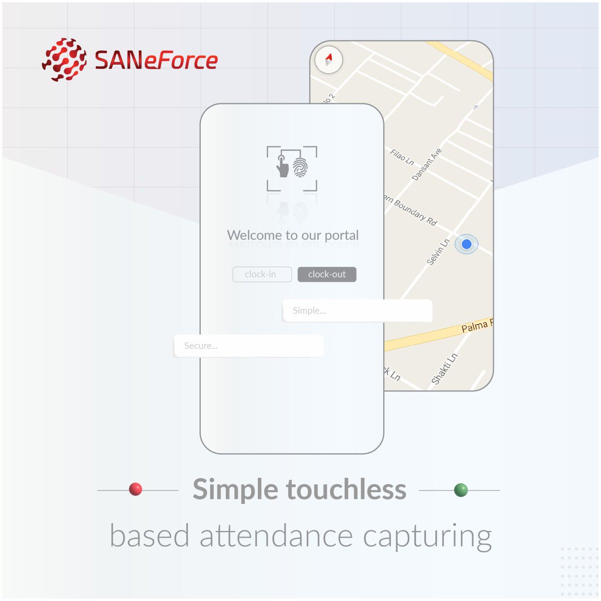 saneforce's tweet photo. To cope with the pandemic, #SANeForce's mobile application enables employees to mark their attendance using their mobile. A Touchless location-based check-ins.

Let's, Modernize the way of monitoring,

Maintain social distance😷, Get vaccinated💉

#NationalVaccinationDay #COVID https://t.co/cYicEGjYca