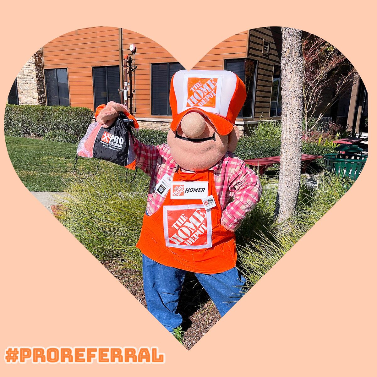 Homer's out, showin' some love for Pro Referral!