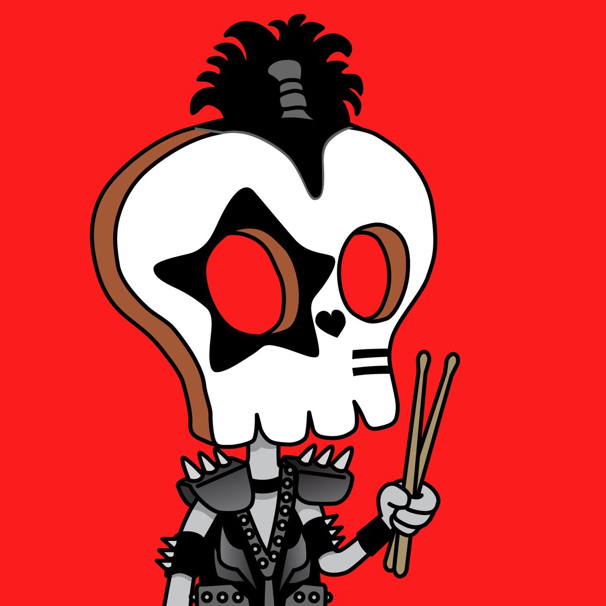 skull_bread's tweet photo. Welcome to meet a rocker star who always has rock music in his heart.
https://t.co/n5J8risFc8
#NFTdrop #nftcollector #NFTCollection #SkullBread
#SkullBreadProject #SkullBreadMafia https://t.co/CK6AfbaPnh