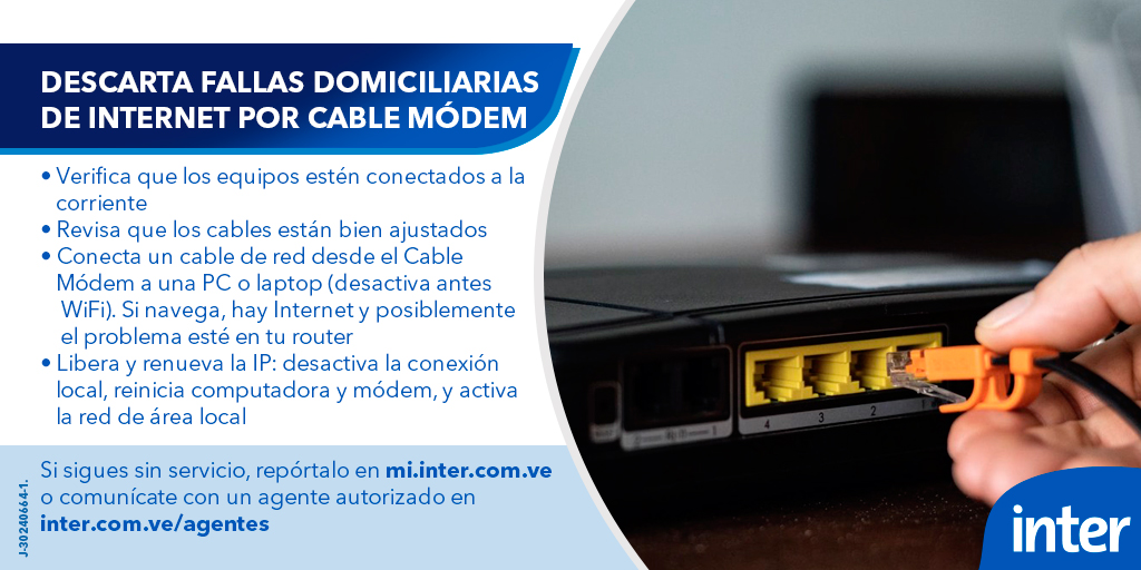 InterCliente's tweet photo. El motivo por el cual no puedes navegar en Internet puede estar dentro de tu casa. Descarta con el paso a paso de la imagen https://t.co/vgIpoA55C6