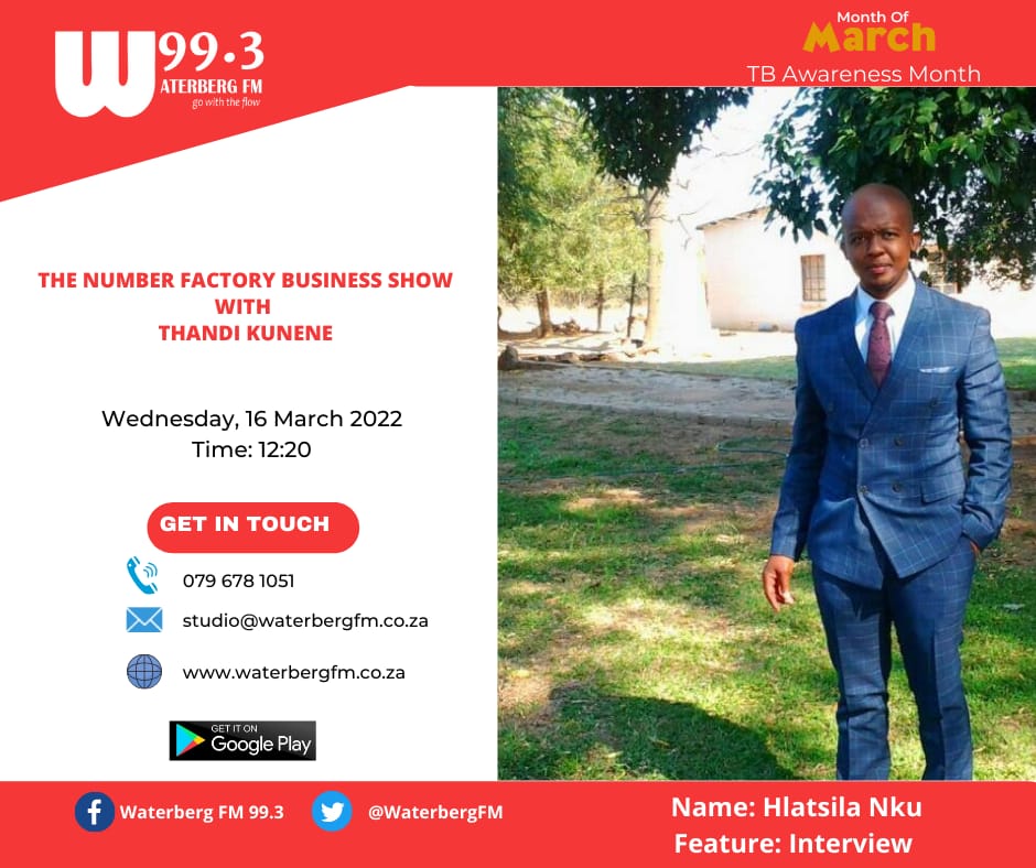 NumbrFactory's tweet photo. Join us as we speak to Hlatsila Nku,he is given an opportunity to promote his business aswell as to share the pros and cons of venturing into business with your host Thandi Kunene umum Mthimande wethu.#NumbrFactoryBusinessShow. https://t.co/87uL7G5Ud8