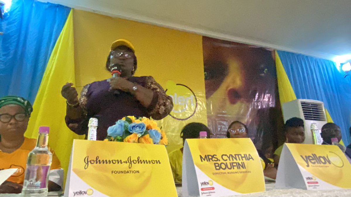 Bayelsa State Director of Nursing Services, Mrs Cynthia Boufini, representing the Commissioner of Health, Bayelsa State. 'A poorly managed jaundiced baby might lead to cerebral palsy' @JNJAfrica @JNJGlobalHealth <a href="/acameh/">Charles Ameh</a> <a href="/lauranelcpt/">laura nel</a> <a href="/NUkaiwe/">Chichi</a> #MyCompany <a href="/tinyheartshq/">Tiny Hearts</a>