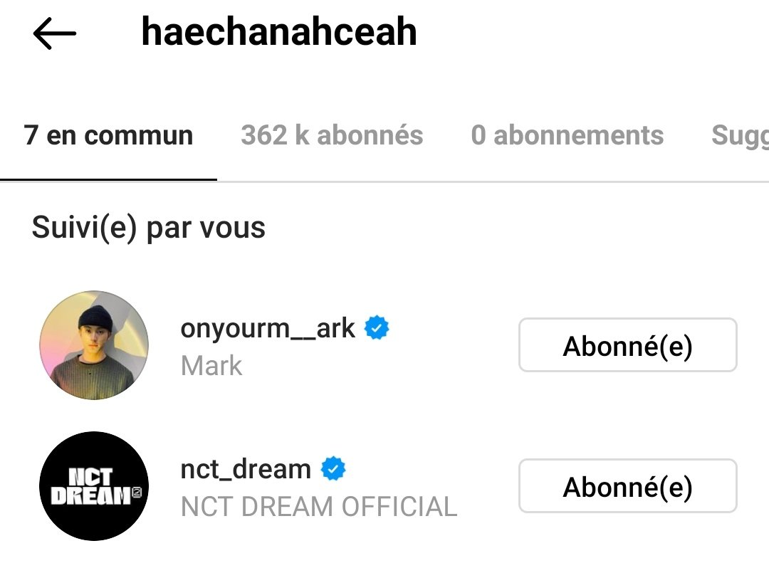 Nyal000413's tweet photo. Mark is the first neo who follows Haechan on Instagram ! 😁

#Markhyuck 
#Mark #Haechan 
#nct #NCTDREAM #NCT127 https://t.co/MNtUbFJU7X