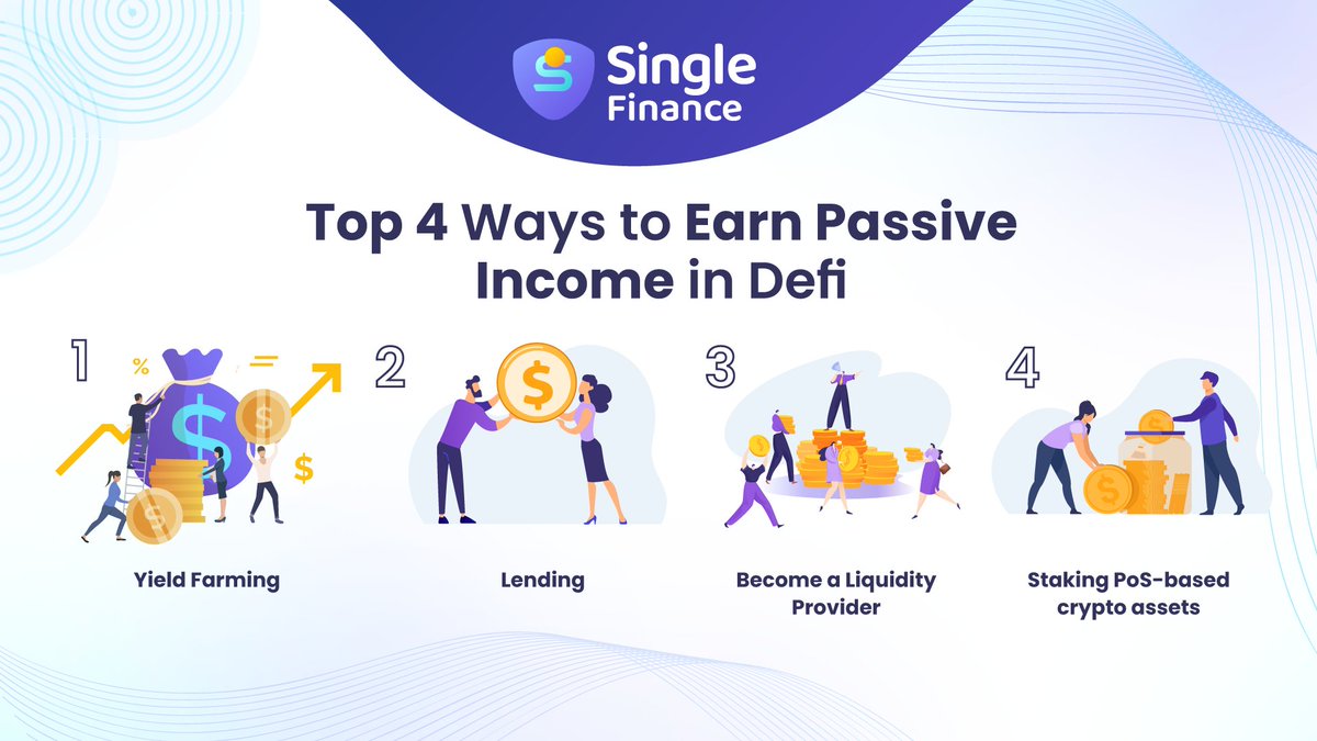 single_finance's tweet photo. There's more to just simply HODLing 🚀 to earn income in #crypto? 👀

#Defi is limitless ✨ 

Here are the top 4⃣️ ways to earn passive income 🤩

Feel free to take a peak 👇
https://t.co/zj26spw6vx https://t.co/Ym247CASJD