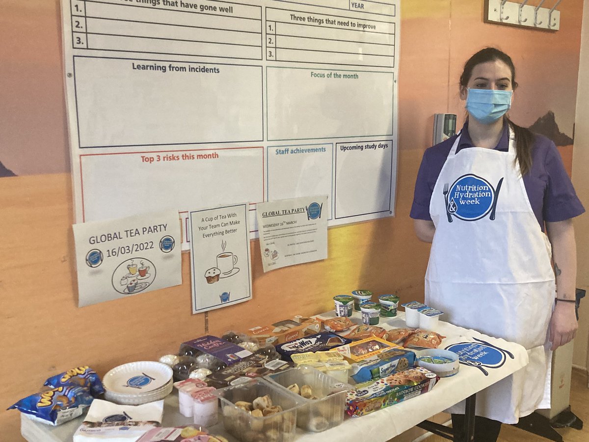 NUTRITION AND HYDRATION WEEK 2022 - today we are hosting a tea party #MDT
