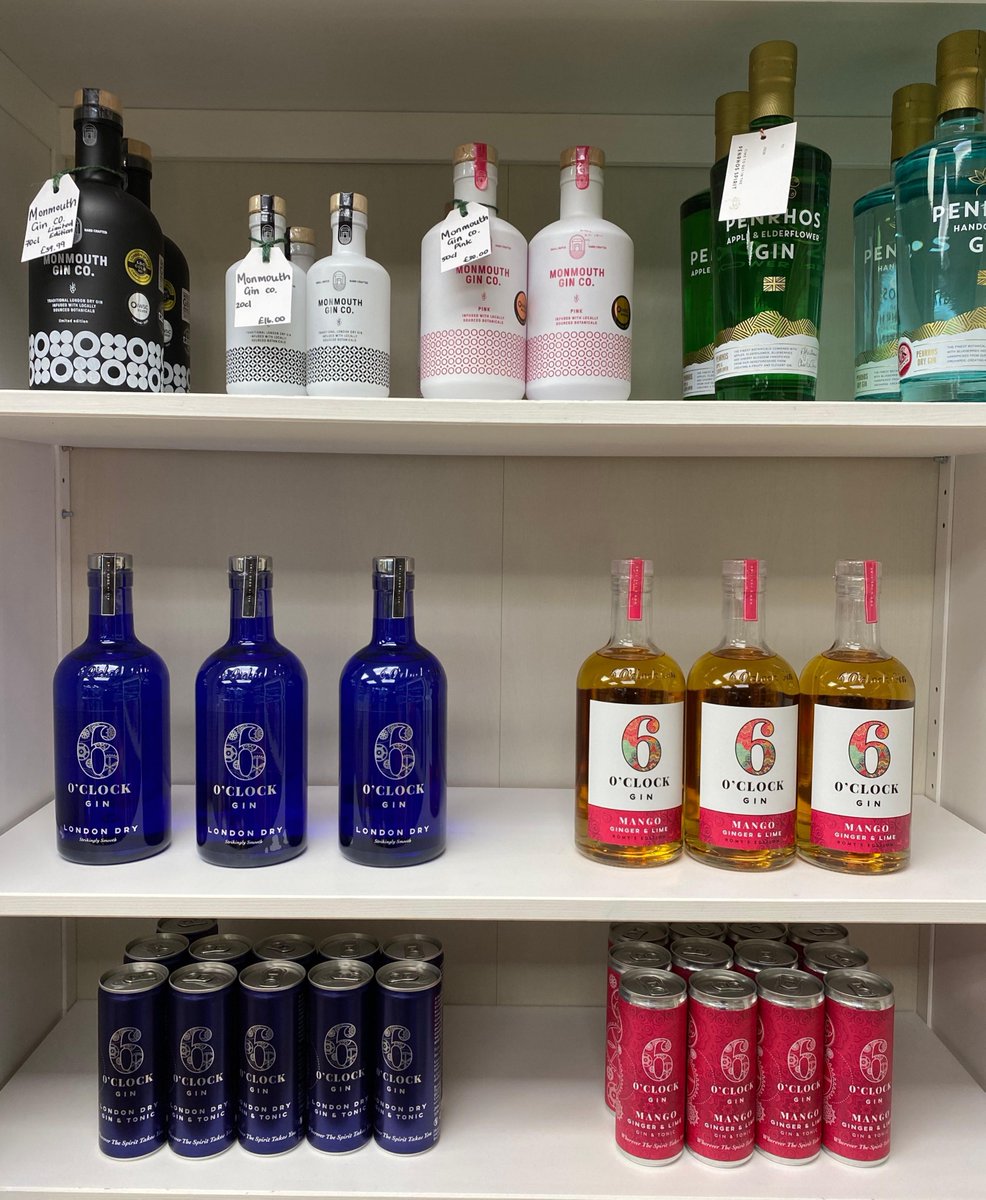 New In !
Loving the new gin in a tin, just enough to keep you going until 6 O'Clock - new range of Bristol based 6 O'Clock Gins have landed in our Roath Deli - grab yours before they sell out!

#ginoclock #artisangin 
#shoplocal #6oclockgin
#NowsTheTime