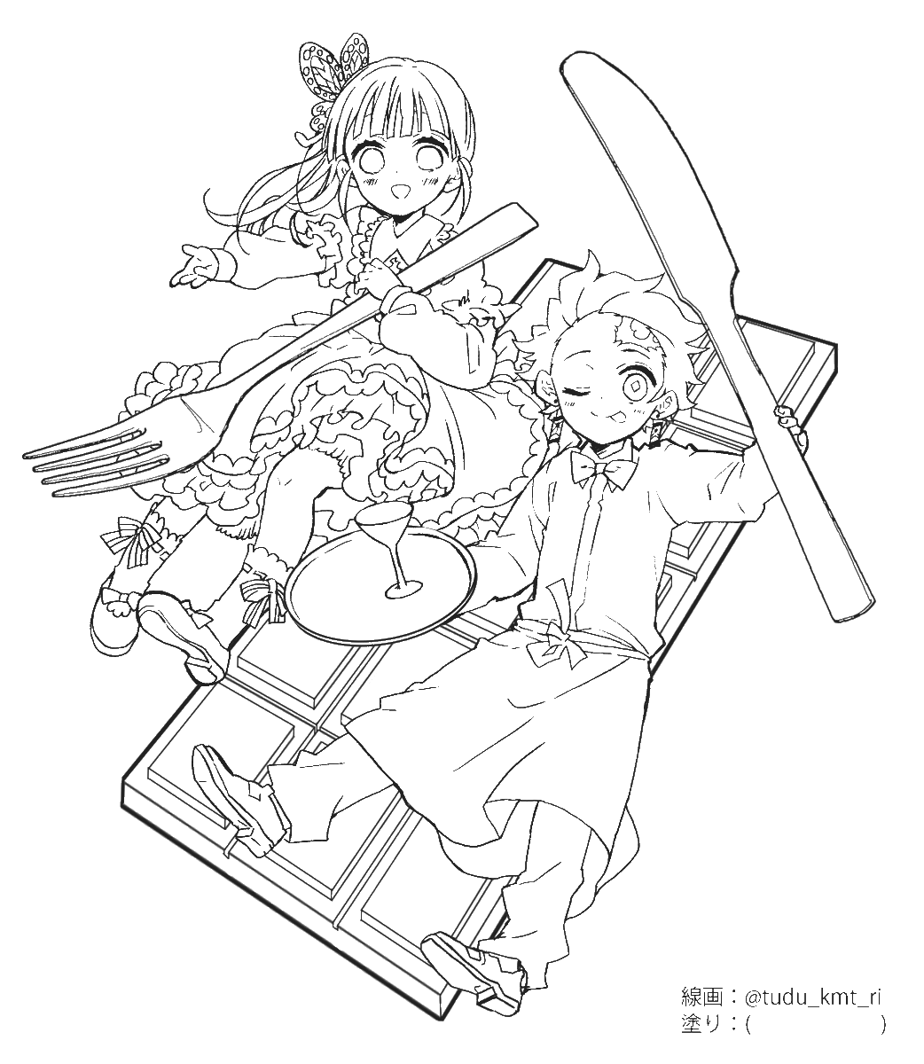 塗り絵したい のイラスト マンガ作品 21 件 Twoucan