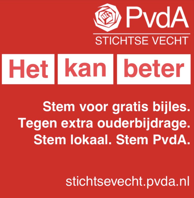 PvdASV's tweet photo. Omdat het beter kan in Stichtse Vecht; ook in het onderwijs. Stem vandaag lokaal, stem PvdA #StichtseVecht
#hetkanbeter #GR2022 #lijst6 https://t.co/tcxLqbDhyG