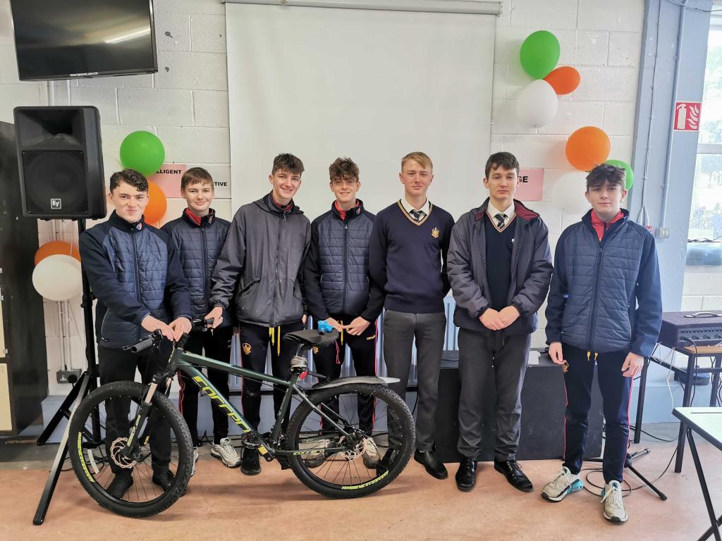 StFintansHS's tweet photo. Well done to our two TY businesses who have made it to the final or the Fingal Enterprise Awards next Monday the 21st.
Tirim Covers: Daniel Stapleton, Ronan Dunne and Fiachra Farrelly.
KCC: Peter Molloy, Stephen Cassidy, Kilian Goldbeck and Liam Ó Maonaigh
#fingalsep #realnation https://t.co/TVsNBtrodG