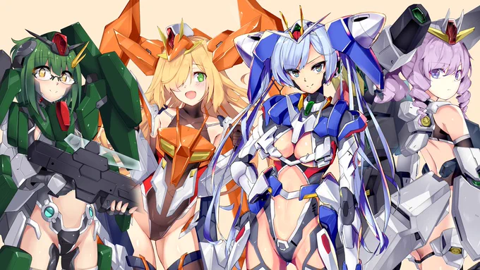 ソレスタル4機できました 
