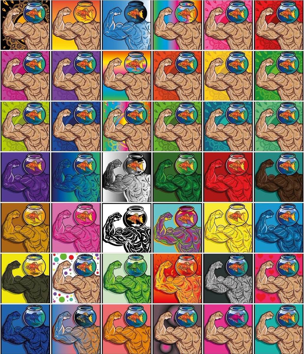 StrongFishDesi1's tweet photo. https://t.co/U6uVZenWDL

Here’s a few of my collection of NFTs.  what colour is your favourite ? 
Share the love follow/follow back #NFT #NFTcollections #NFTdrop #nftart #OpenSeaNFT #NFTbuyers #NFTMarketplace #NFTsales #ad #NFTCollectibles https://t.co/H7uhgGgqaK
