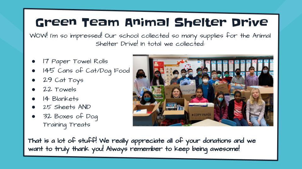 ConantArt's tweet photo. Thank you Conant Community for all of the donations for the @LowellHumane Society! @ABConantSchool https://t.co/AzOrJBc1A5