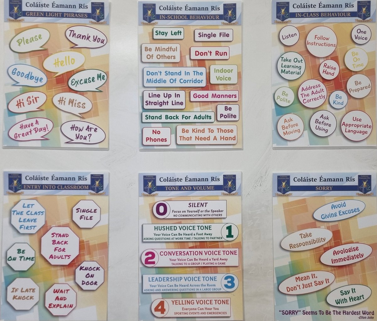 JenniferWalshJW's tweet photo. Our Drop All And Behave (DAAB) initiative to promote positive behaviour in our school community. https://t.co/jqKqEWoTGq