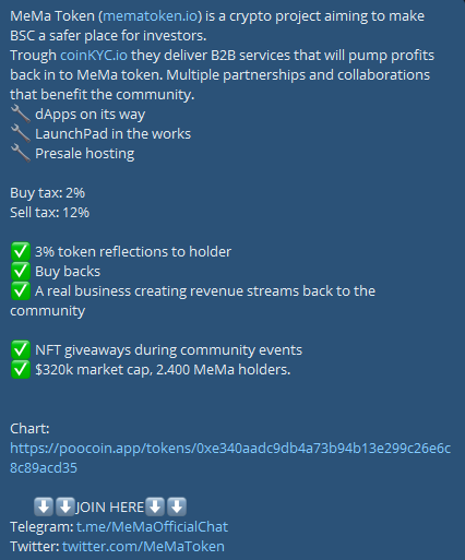 MeMaToken's tweet photo. Short story:
Chart 📈 https://t.co/Xylztk4MnS 

       ⬇️⬇️JOIN HERE⬇️⬇️
Telegram: https://t.co/fbfBw3Dfml 
Twitter: https://t.co/xS5E6gAHec https://t.co/zzA2NY6S9C