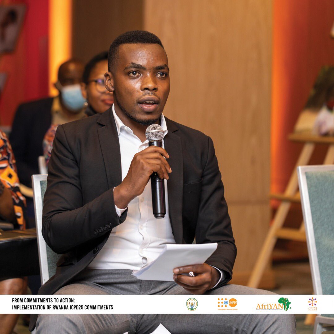 UNFPARwanda's tweet photo. During the discussion 🎤
#ICPD25commintments 🇷🇼
#ICPD25Rw
#fromcommitments2Action https://t.co/thKwNvjhwZ