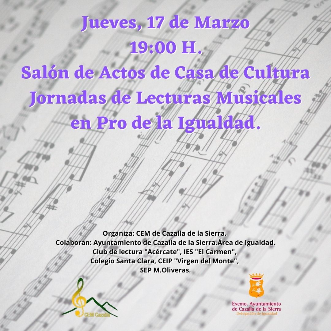 AytoCazalla's tweet photo. Seguimos con las actividades del 💜"MES DE LA IGUALDAD"💜.  #areadeigualdad #cazallaporlaigualdad #programadeigualdad #AytoCazalla https://t.co/xHf2yOZMTh