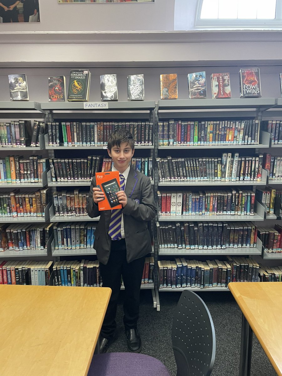 WorthingHighLRC's tweet photo. Congratulations to Georgi Nenkov, AR Gold Award Winner for reading 5 million words in year 7/8. @WorthingHigh @WorthingHighEng @AccReader https://t.co/KIpcWSJfgZ