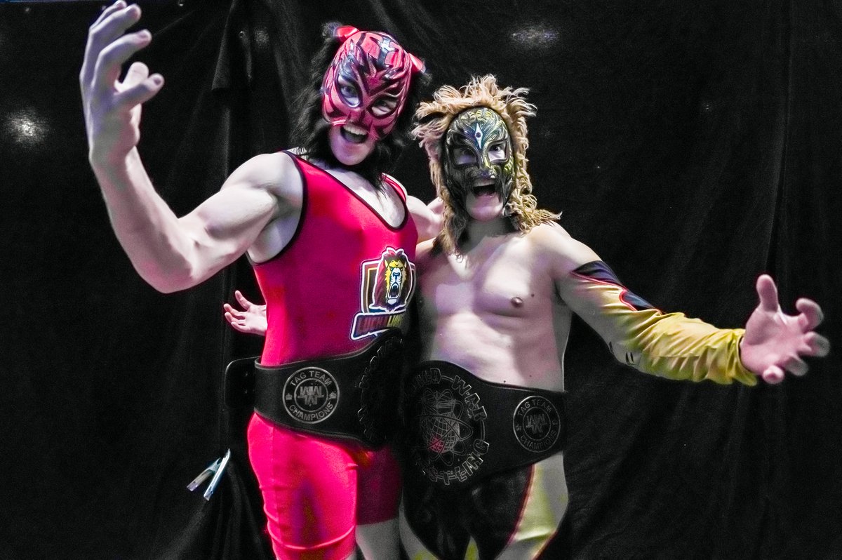 WorldWarWrestling (@wwarwrestling) on Twitter photo #Stowmarketslam8
The Champion's
WWW Champion of war: <a href="/willkroos/">Will Kroos • ウィル・クロス</a>
Queen of war: <a href="/SkyeSmitson/">Skye Smitson</a>
Tag team champs: The Lucha Lions #Stowmarketslam8
The Champion's
WWW Champion of war: <a href="/willkroos/">Will Kroos • ウィル・クロス</a>
Queen of war: <a href="/SkyeSmitson/">Skye Smitson</a>
Tag team champs: The Lucha Lions