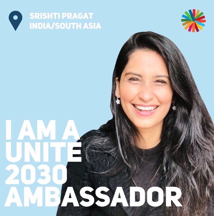 I am very happy and excited to share that I have been selected as the Country #Ambassador for #India at <a href="/Unite2030/">UNITE 2030</a> ,a global community of leading young leaders and changemakers from around the world working to achieve United Nations Sustainable Development goals by 2030.💕
#SDGs
