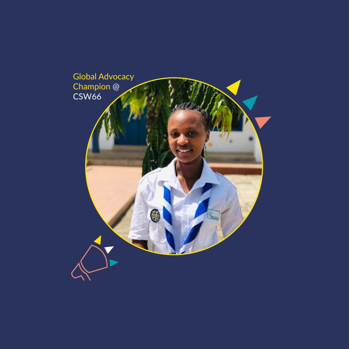 WAGGGSdelegates's tweet photo. I’m Pascaline a Global Advocacy champion at @wagggsworld from @guidesrwanda
I’m taking over this twitter space for the next one hour! we can learn new things from each other, tune in and ask me any question.
^Pascaline
#BringInTheGirls
#CSW66
#GuidesAtCSW66 https://t.co/IqVUTo2Z8z