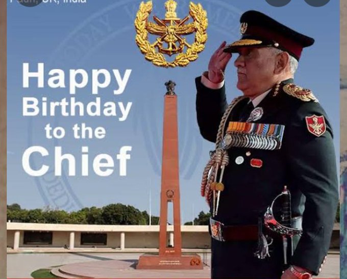 Happy Birthday General Bipin Rawat Ji. 