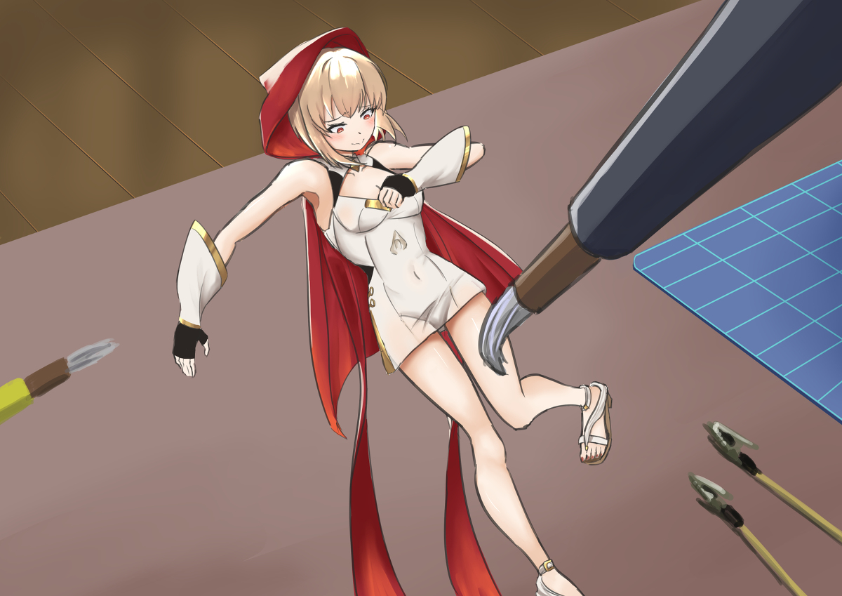 塗装 #くすぐり #tickling #足 #太もも #フィギュアストーリー #アーレンツ・ベル #筆 #我慢 pixiv.net/artworks/96959…