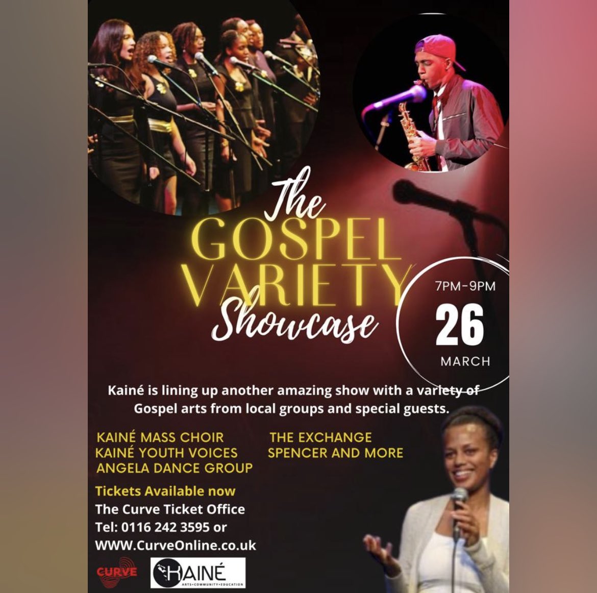 Sisters_Can's tweet photo. The Gospel Variety showcase is now back! Join us for a fun night as we bring artist from near and far  to showcase their talent with us. This is a night not to be missed. @curve_leicester https://t.co/5RG6D0aOdI