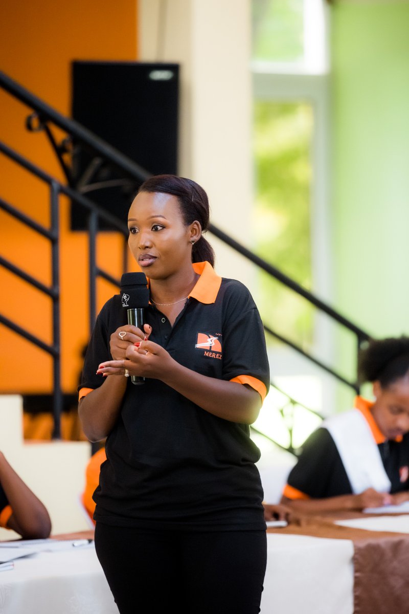 MissRwandaDotRW's tweet photo. The Sales and Marketing Manager at #Merez Petroleum held an interactive session with #MissRwanda2022 finalists, which focused on girl empowerment &amp; the importance they give Miss Rwanda competition. Claire Ingabire also briefed them on different petroleum products that they offer. https://t.co/nNOO57klXY