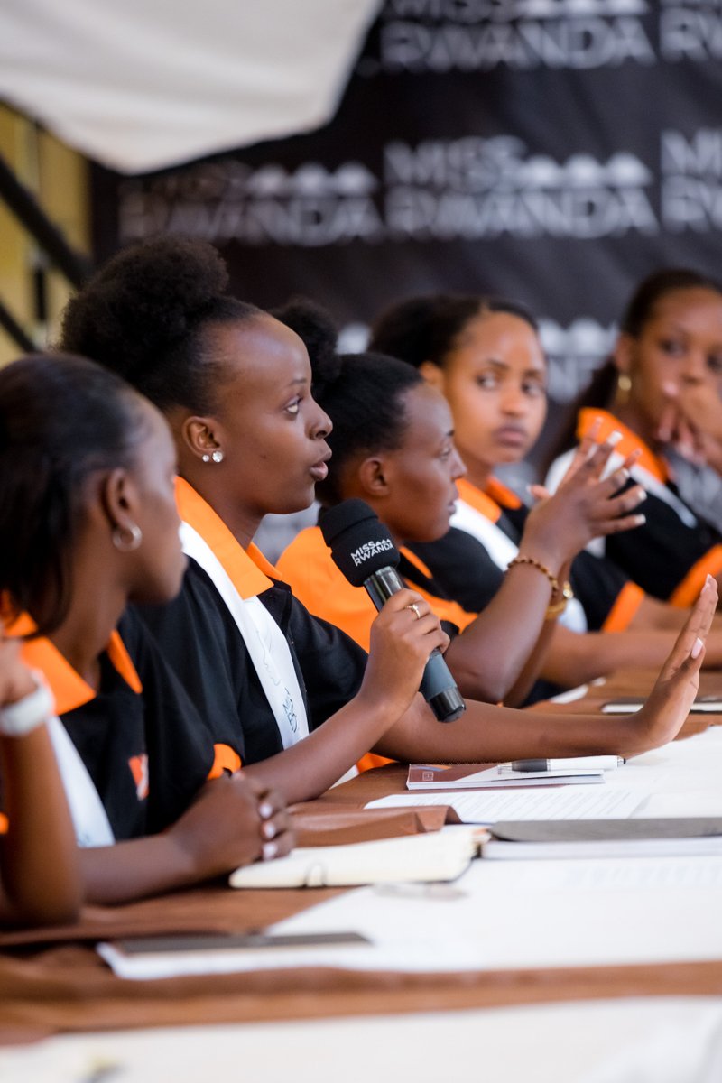MissRwandaDotRW's tweet photo. The Sales and Marketing Manager at #Merez Petroleum held an interactive session with #MissRwanda2022 finalists, which focused on girl empowerment &amp; the importance they give Miss Rwanda competition. Claire Ingabire also briefed them on different petroleum products that they offer. https://t.co/nNOO57klXY
