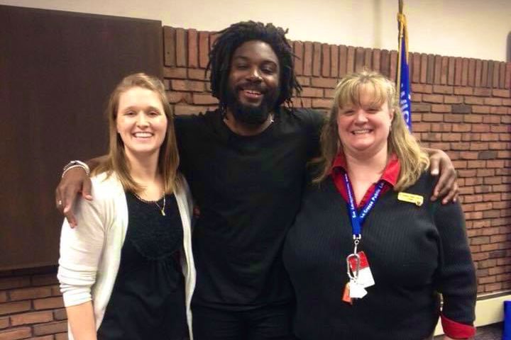 Five years ago today <a href="/JasonReynolds83/">Jason Reynolds News</a> came to my community &amp; it remains one of the best days of my life, both professionally &amp; personally. His visit inspired so much change for the better &amp; I am deeply thankful for him &amp; his incredible work. #jasonandthemayflies