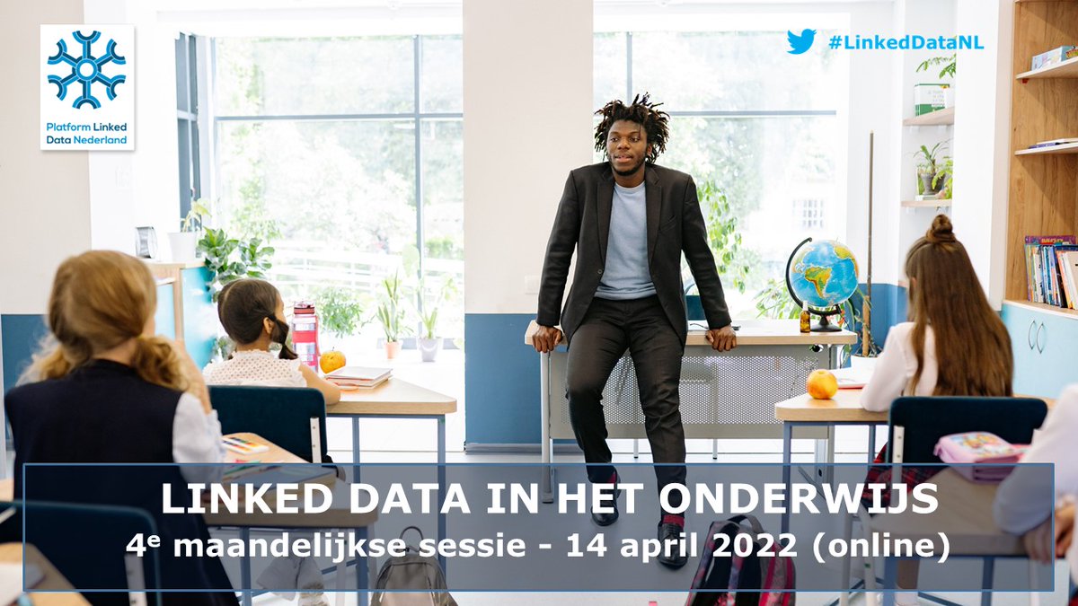 linkeddatanl's tweet photo. Op donderdag 14 april alweer de 4e maandelijkse online PLDN-sessie. In deze sessie nemen Henk Nijstad en Frederik Oorschot u mee in in de laatste ontwikkelingen op het gebied van Linked Data in het onderwijs. Meld u aan voor deze sessie via: https://t.co/OzAqmwOyxv #LinkedDataNL https://t.co/4VgROeBTSJ