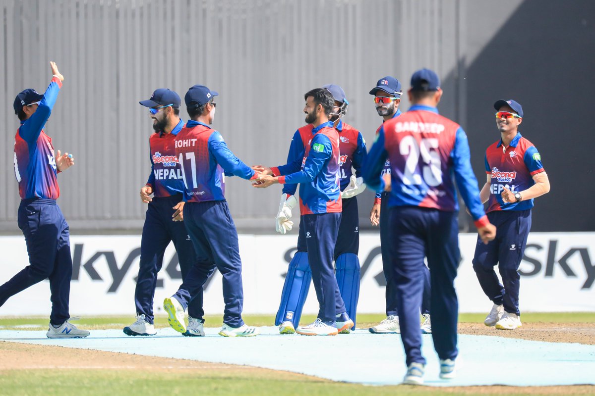 PNG: 204/8 (50)
Nepal: 210/8 (49.2)

#NEPvsPNG
#CWCL2