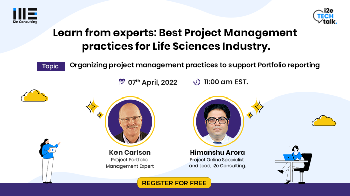 i2eC_apps's tweet photo. Join us for the live webinar where our PPM experts Ken Carlson and Himanshu Arora will tell you how to implement a fit-for-purpose Project Management and Portfolio reporting solution.

Register for free : https://t.co/0kPdPcYifx

#biotechnology #LifeSciences https://t.co/qqb7rRC0gH