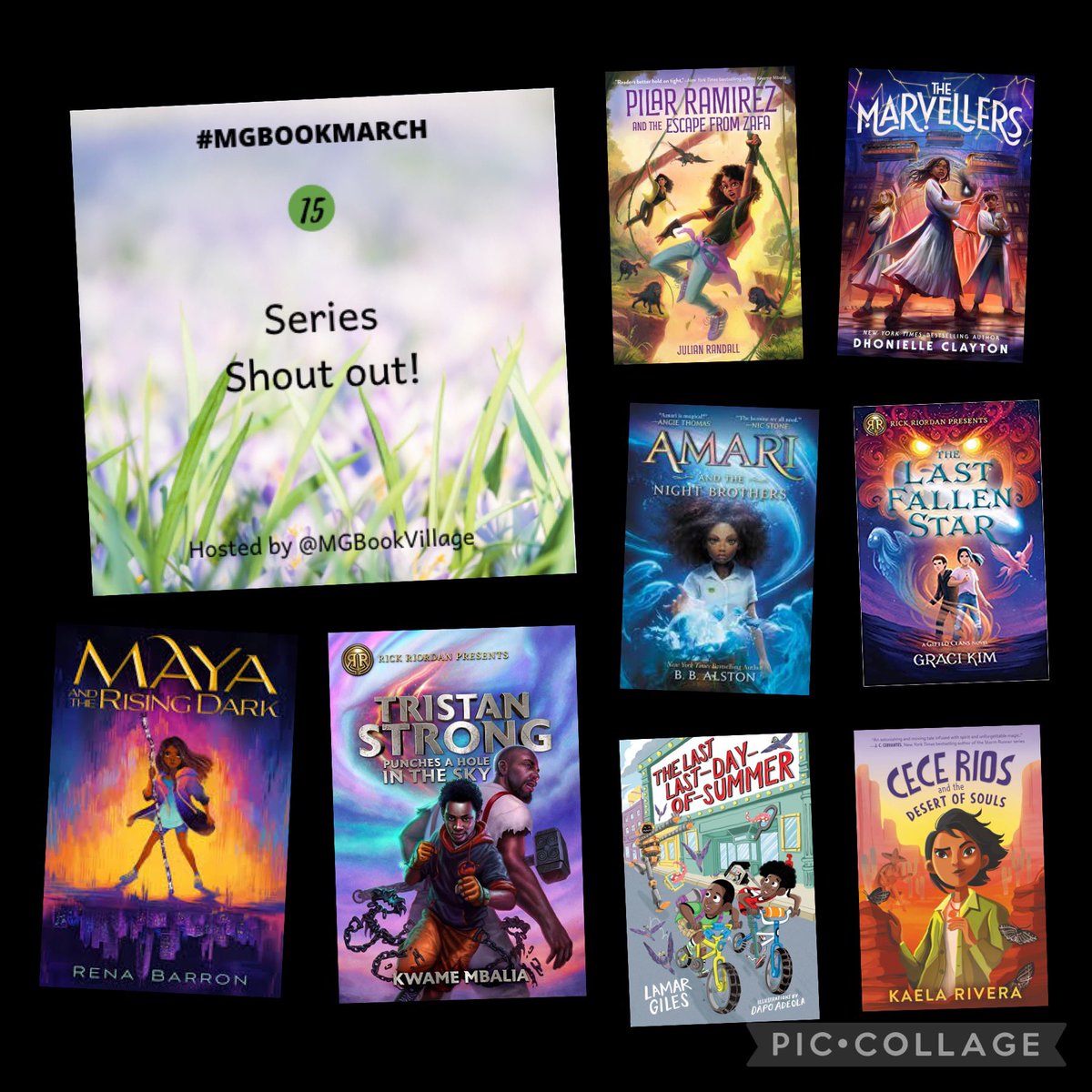 Day 15: #MGBookMarch Series shout out 🎉 These are some of my absolute favorite #mgreads