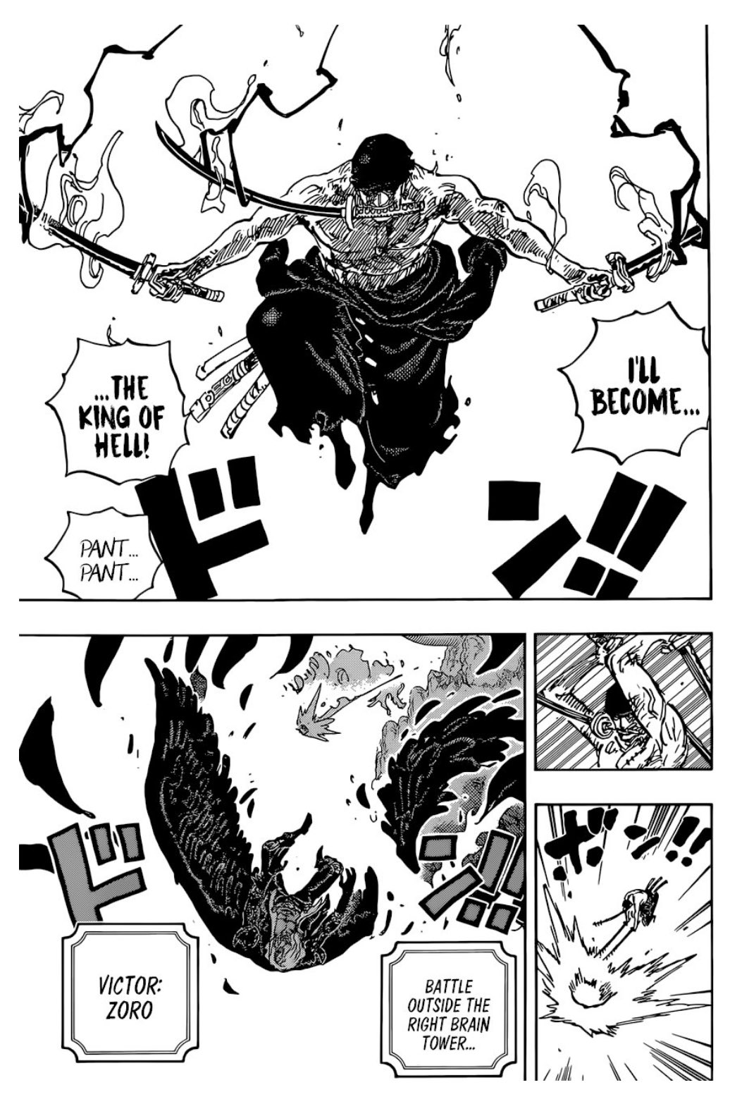 Given how easily Zoro beat King, is it safe to say that he was