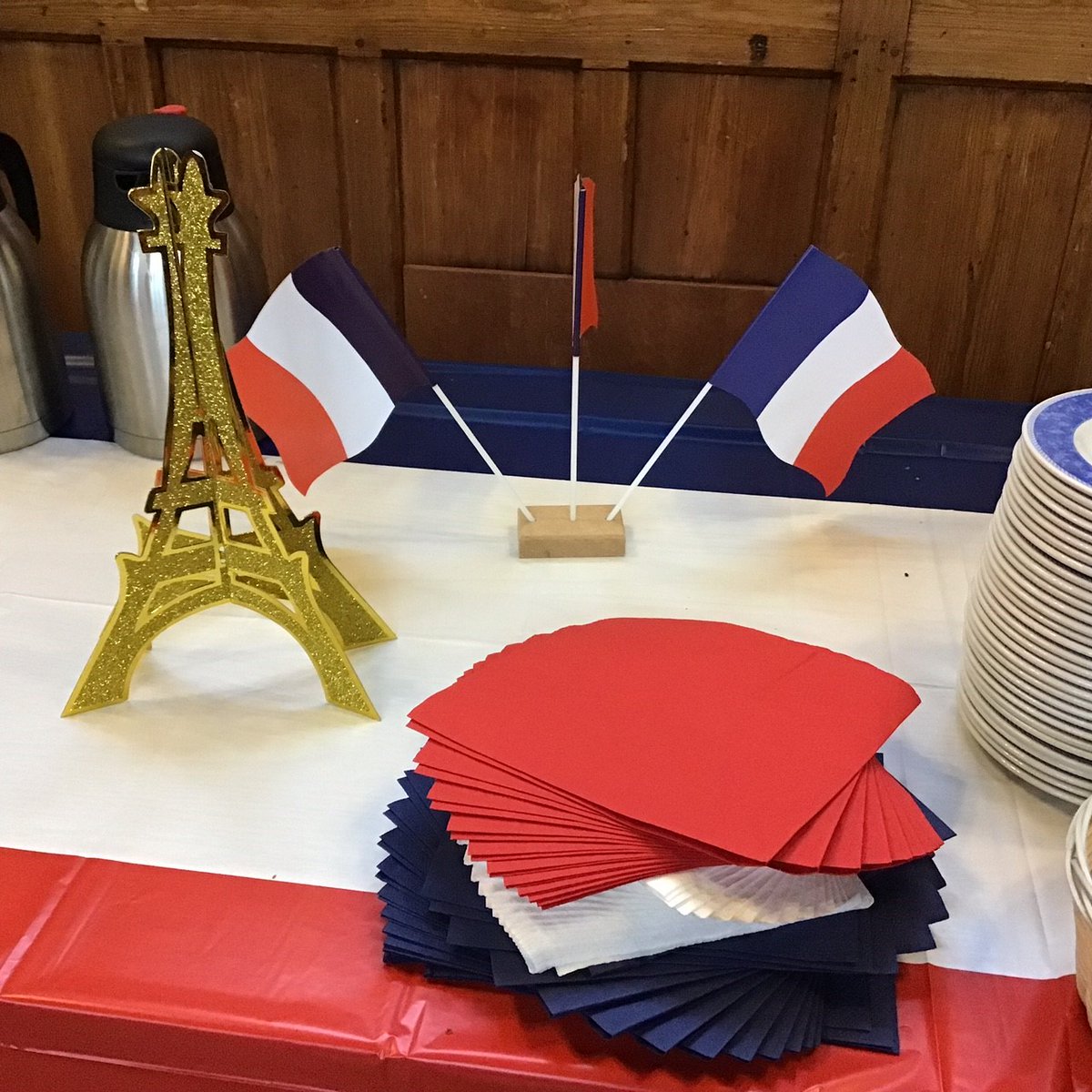 Today is Modern Foreign Languages Day <a href="/BancroftsPrep/">Bancroft's Prep</a>.  Croissants for breakfast, a German story teller, a French play from <a href="/OnattiProdsLtd/">Onatti Productions</a> and lots of chances to practise speaking a MFL.