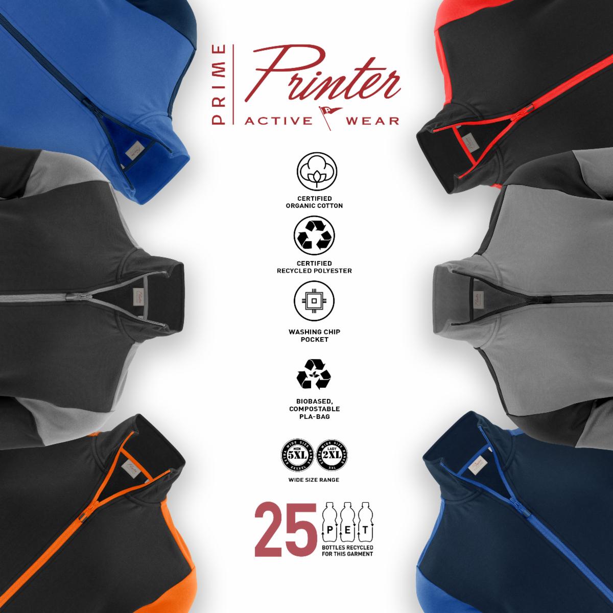 Our Eco friendly range... Printer Prime.

Sweat Jacket made from Certified Recycled Polyester and Organic Cotton in male and female fits. Perfect for uniform or teamwear. 6 colour contrasts available in sizes S-5XL.

#ubs #unitedbrands #printerprime #eco #uniform #teamwear #promo