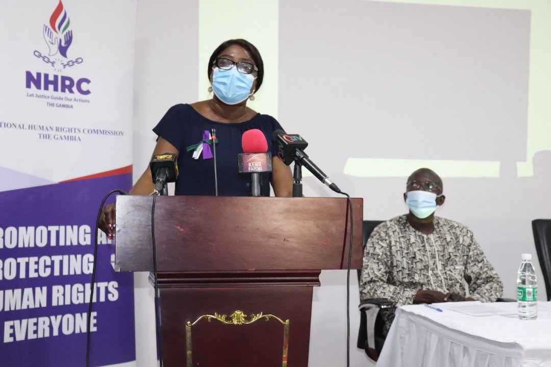 NHRCGambia's tweet photo. Respect for #HumanRights is fundamental to free, fair and credible #Elections. Today @NHRCGambia starts a 3-Day training for partners and the media on monitoring human rights in the context of elections.
#Humanrights4democracy
#LetJusticeGuideOurActions! https://t.co/FQOUHUg7ah