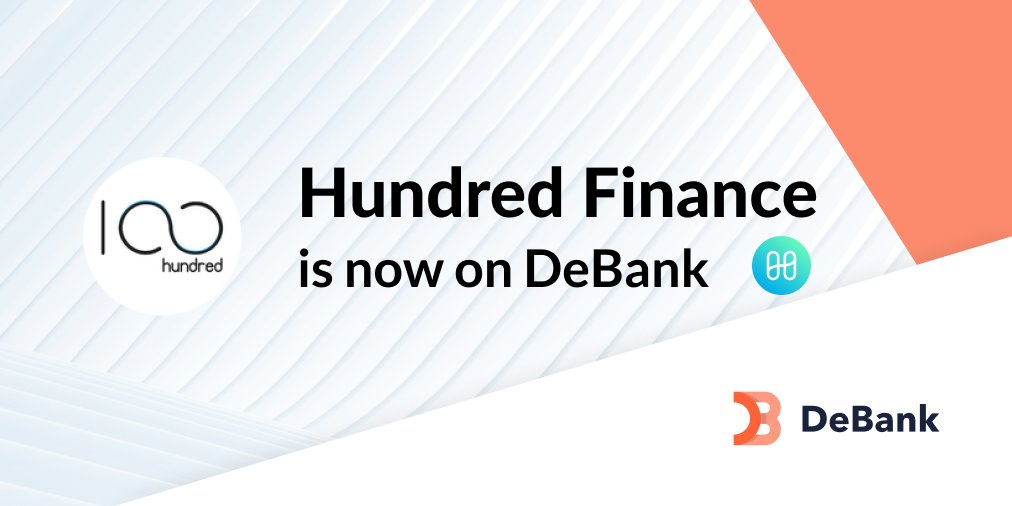 DeBankDeFi's tweet photo. 8/11

Hundred Finance's portfolio is now tracked on https://t.co/IEGJ3zLVHO! (@harmonyprotocol version)

Hat tip to all @HundredFinance voters! $HND
https://t.co/PEPx0V5ntj https://t.co/wyKR3fqpCG