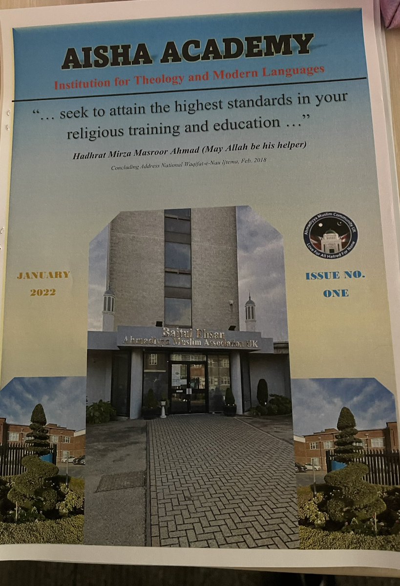 farihahammad's tweet photo. A delightful visit to Aisha Academy UK today. Wonderful group of young ladies learning about their faith together in a great atmosphere. https://t.co/GITX15RXNz