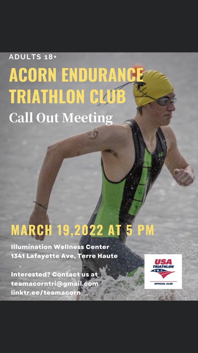 acorntriathlon's tweet photo. This Saturday! https://t.co/jhTyhDkQ2x