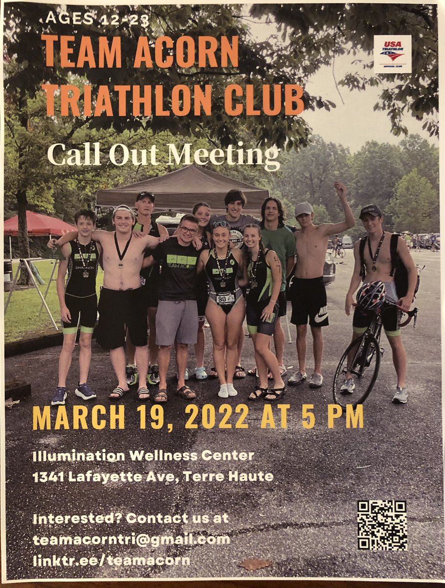 acorntriathlon's tweet photo. This Saturday! https://t.co/jhTyhDkQ2x