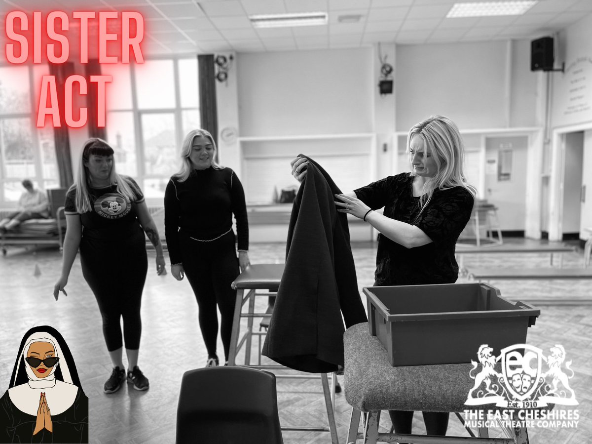 Officialecmtc's tweet photo. Look at how hard weโre working to bring this absolutely fantastic show to life!! Get your tickets at the following link ๐๐ปโค๏ธ #SisterAct #Deloris #SweatyEddie #RaiseYourVoice #TakeMeToHeaven #ECMTC #AmDram #MusicalTheatre #AmateurTheatre #Manchester
https://t.co/MzheTaMdGN https://t.co/5kX7po3FJn