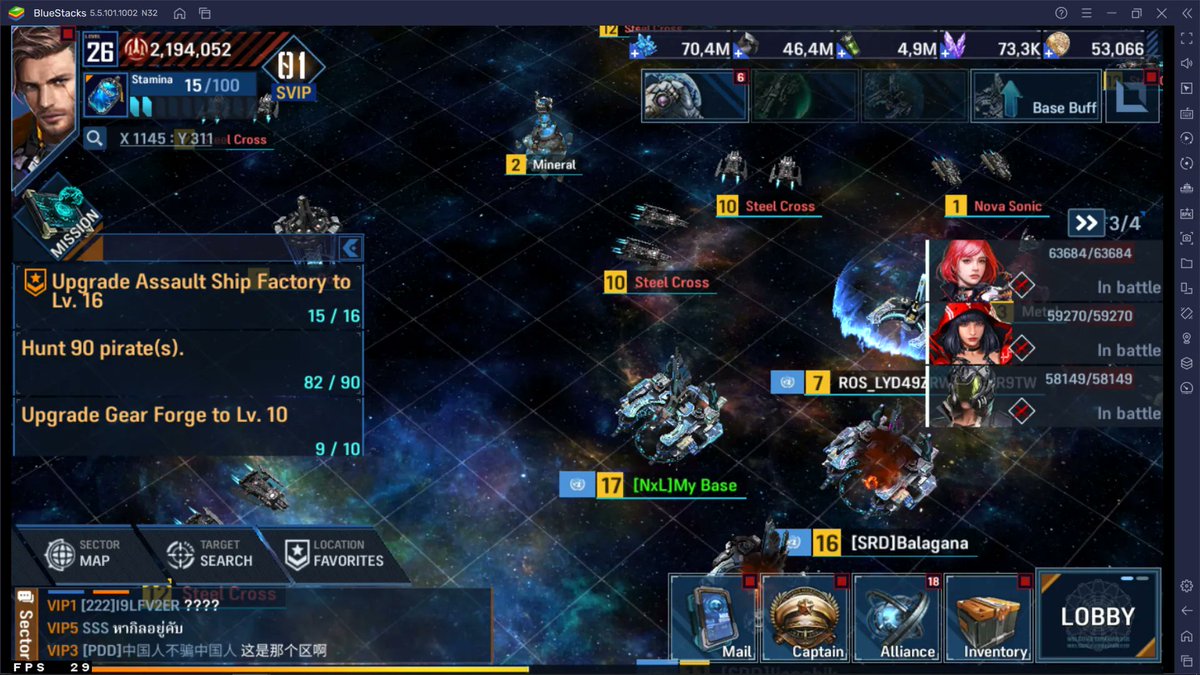 kerryramadae's tweet photo. @ROS_riseofstars Fleet gone stuck when attacking...after that i relog and 230 fleet gone and 800k power also gone..i spend 6000 hour boost to make fleet and its gone like this? I hope it can return or theres proper compensation https://t.co/TpOJ7BHj28