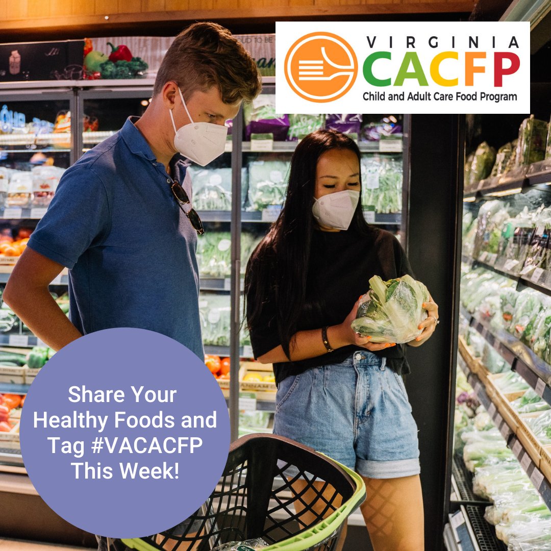 unitedwayswva's tweet photo. Celebrate #VACACFP Week with us by sharing your #CACFPCreditable snack pictures, using the hashtags #NCASnack and #CACFPWeek, and then tag @NationalCACFP ! The post with the most likes, shares, or retweets by the end of the week will win $100! https://t.co/R1f3uHE4LU