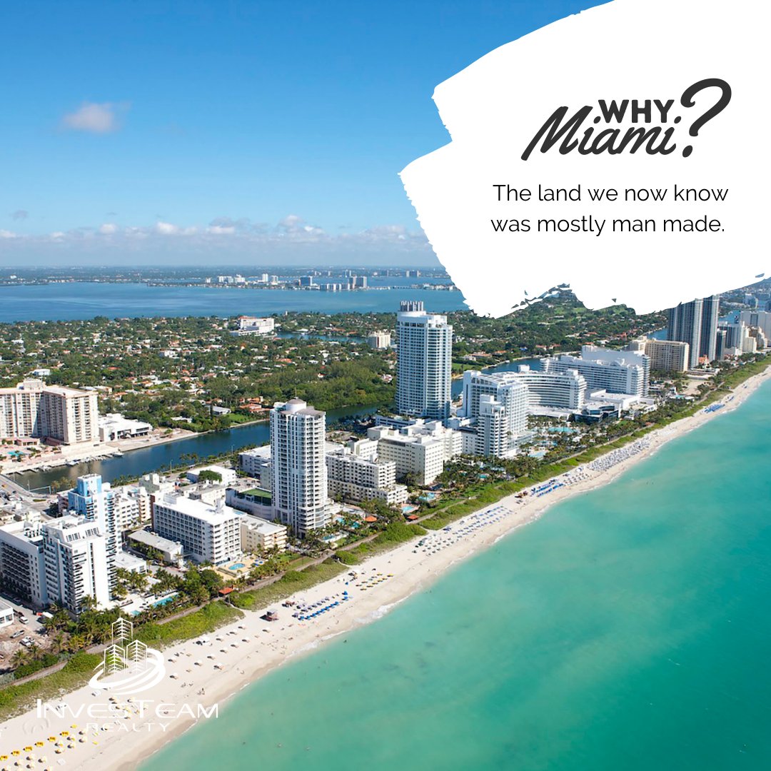 investeamrealty's tweet photo. #WhyMiami: Did you know Miami was once a mangrove swamp and the land we now know was mostly man made? #realestate https://t.co/fnzyEAuWFz